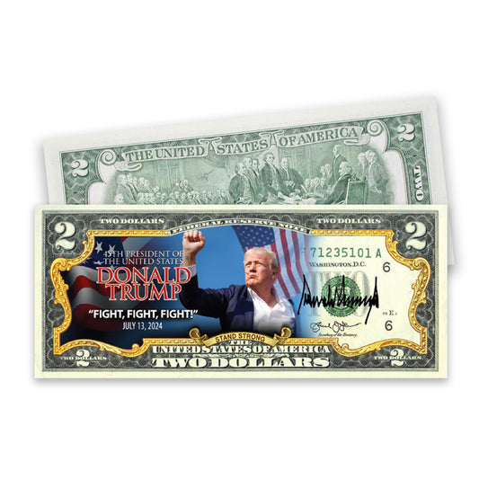Trump Fight for America $2 Bill Legal Tender