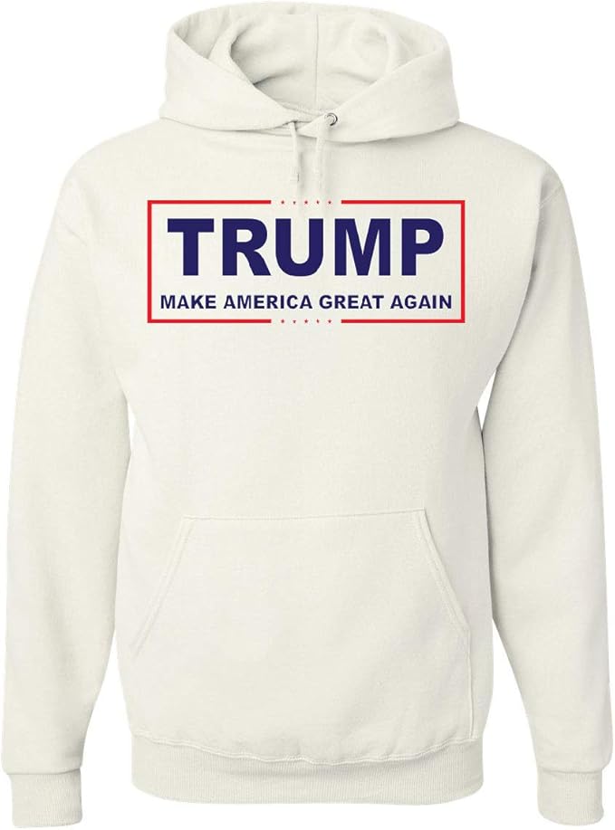 Tee Hunt Trump Make America Great Again Hoodie MAGA Supporter 2024 USA President Election Republican GOP Two Terms Sweatshirt