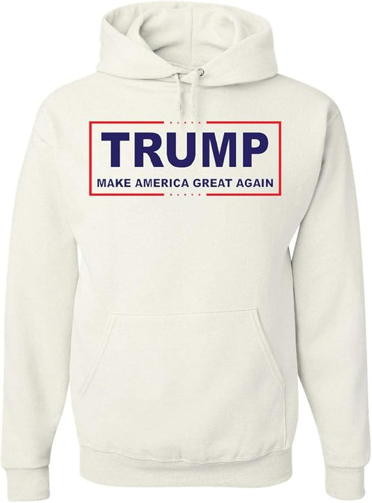 Tee Hunt Trump Make America Great Again Hoodie MAGA Supporter 2024 USA President Election Republican GOP Two Terms Sweatshirt