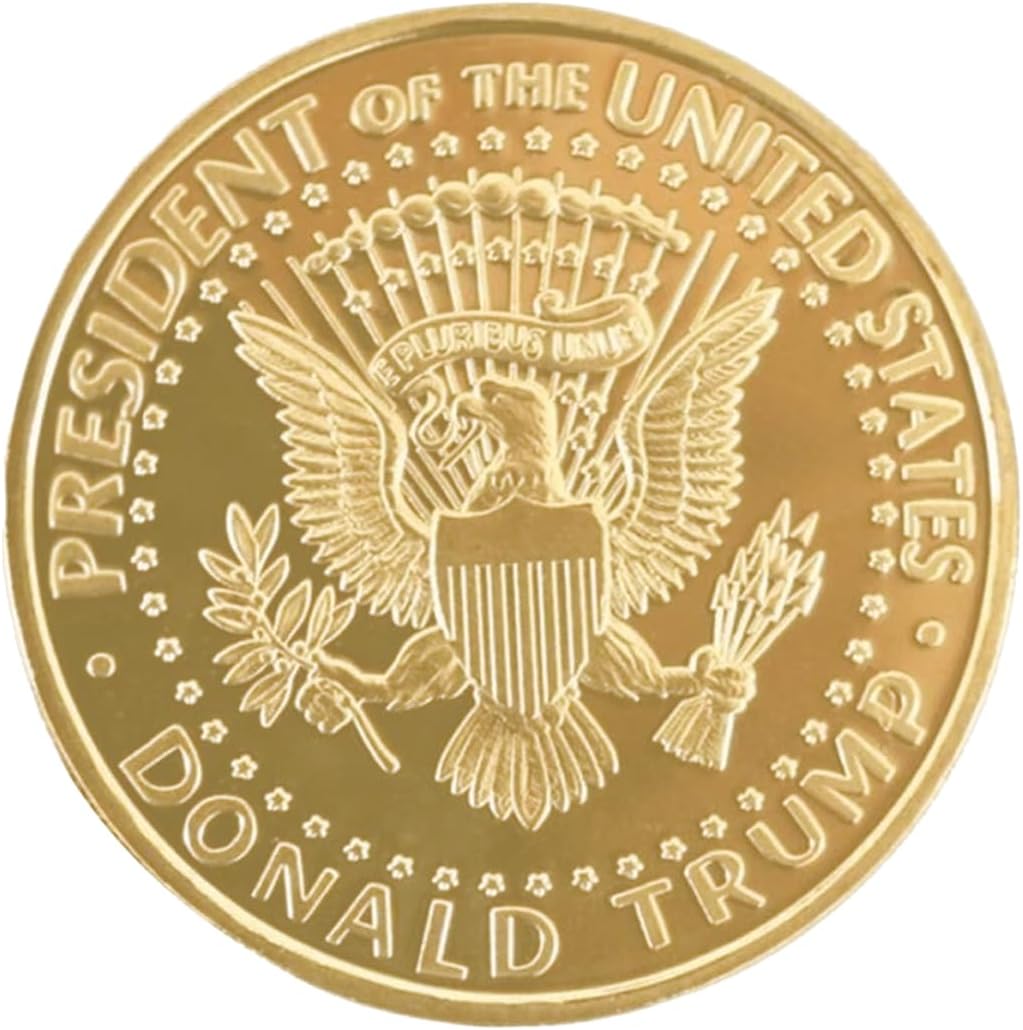 Trump Fighting for America Gold Coin | Trump Collectibles, Trump Gifts, Trump 2024, Trump Coin