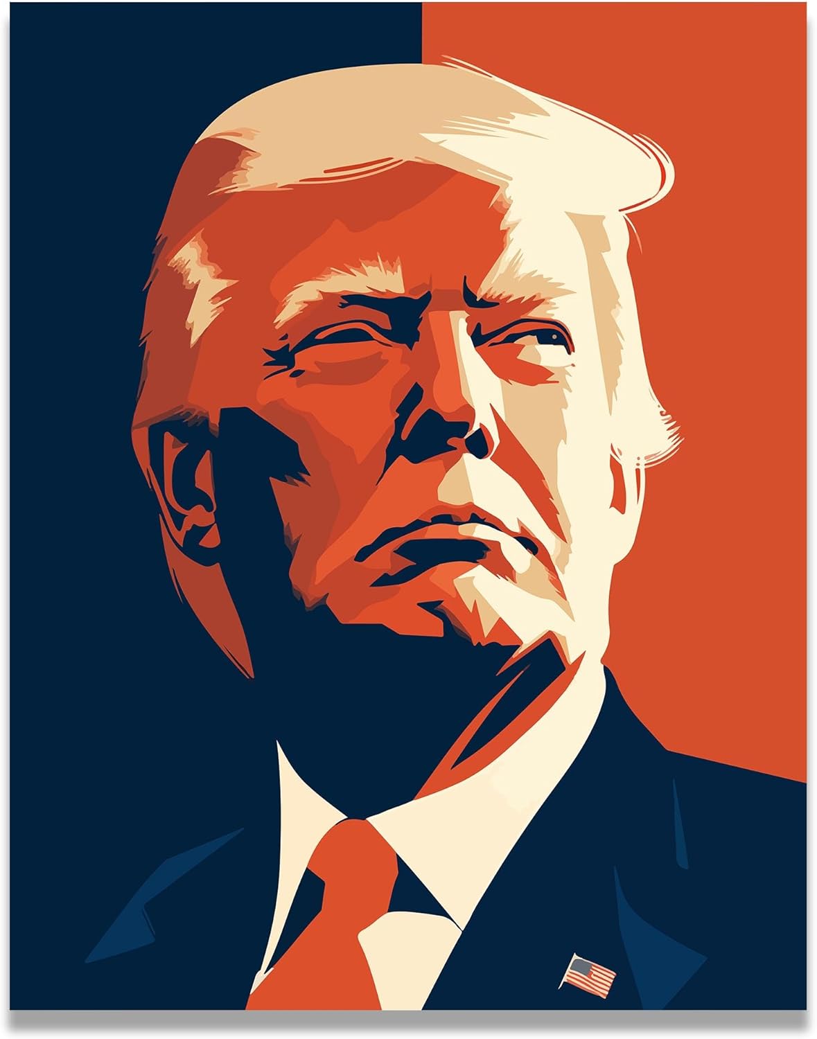 Donald Trump Poster Picture (11" x 14")(No Frame)