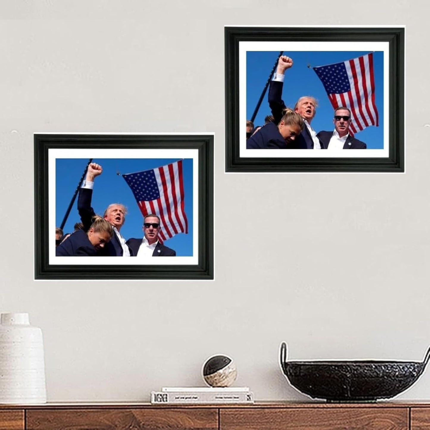 Framed Photo: Donald Trump Fight