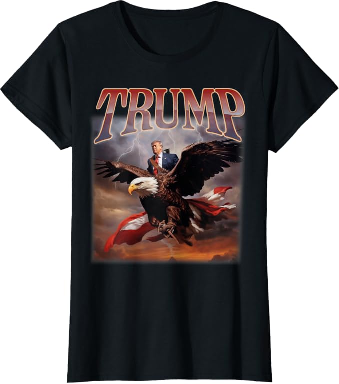 Donald Trump Eagle USA President 2024 Take America Back MAGA T-Shirt (Woman)