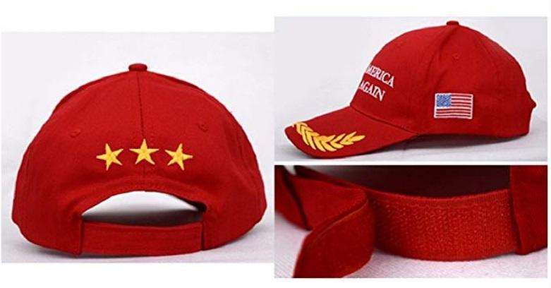 MAGA Make America Great Again Donald Trump USA Flag Baseball Cap Hat RED OLIVE