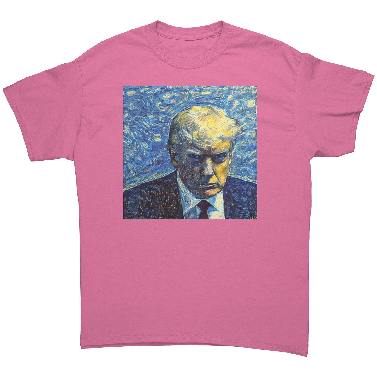 Trump Mug Shot Starry Night MAGA T-Shirt