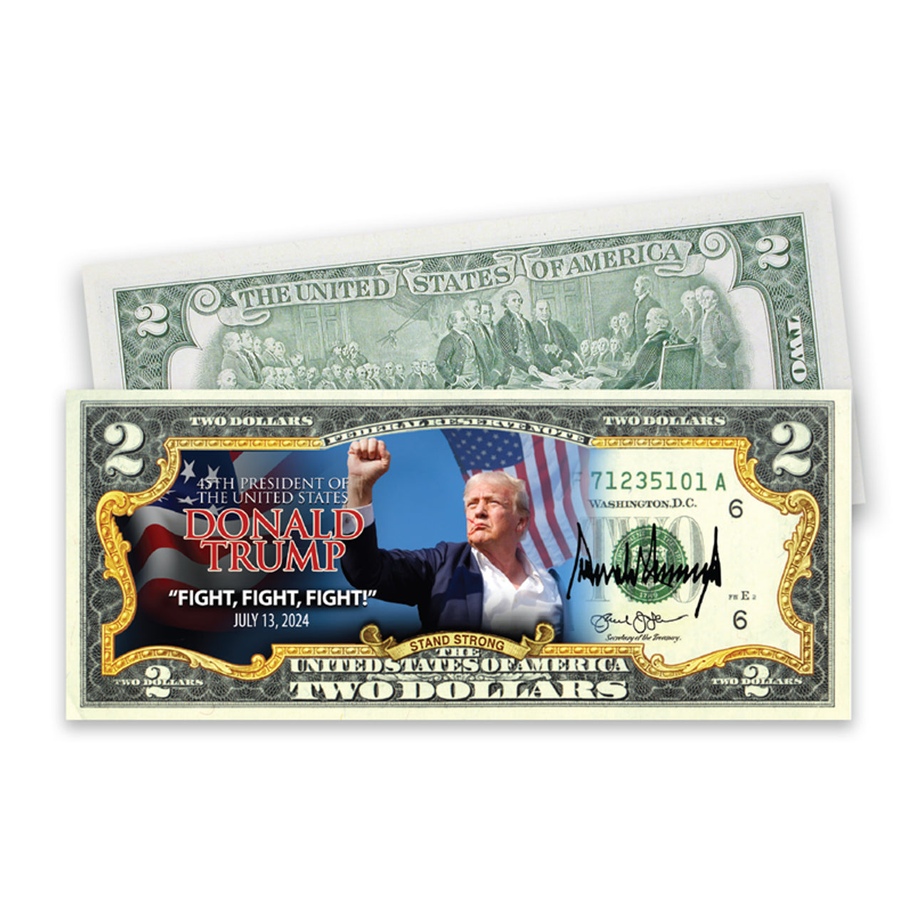 Trump Fight for America $2 Bill Legal Tender