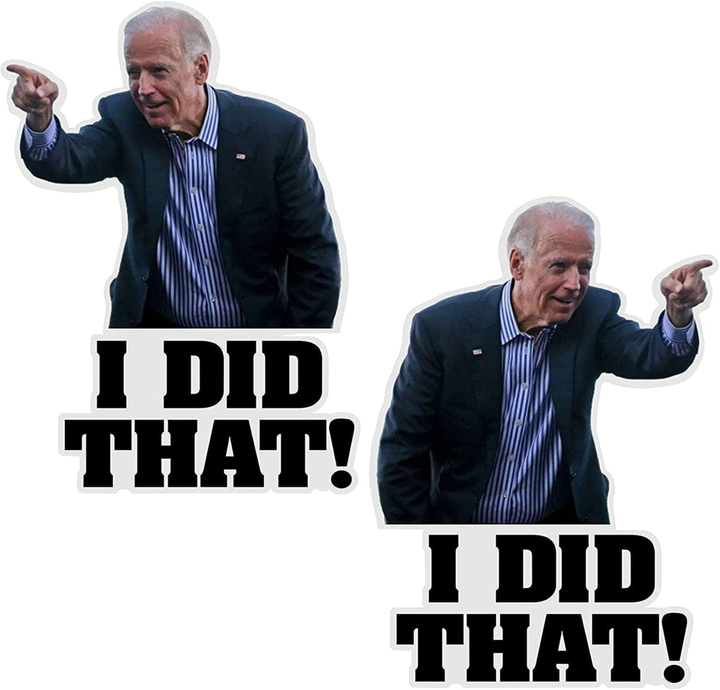 200 Pcs I Did That Biden Stickers - Joe Biden Funny Sticker for Car Motorcycle Helmet Window Laptop- (A)