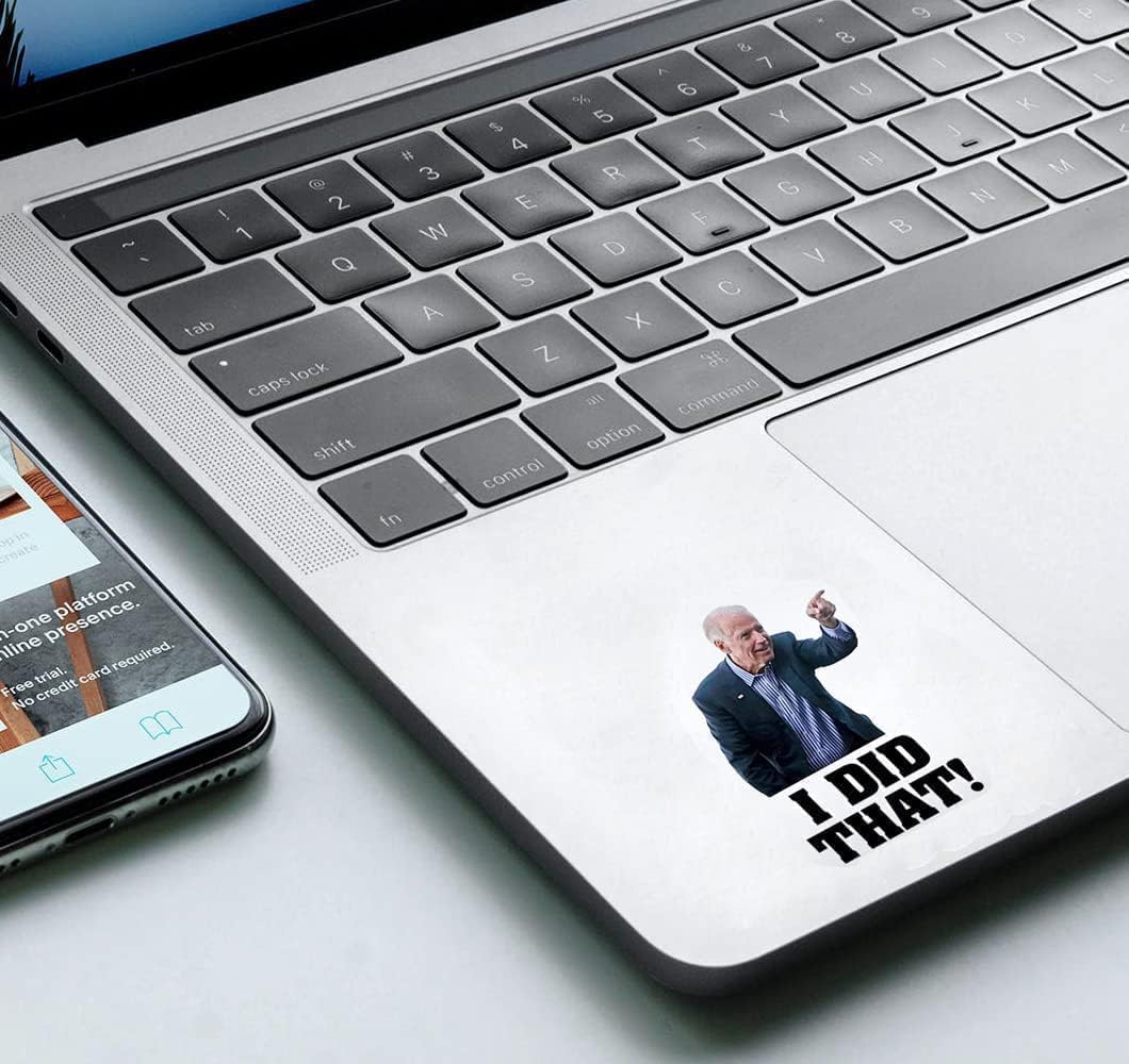200 Pcs I Did That Biden Stickers - Joe Biden Funny Sticker for Car Motorcycle Helmet Window Laptop- (A)