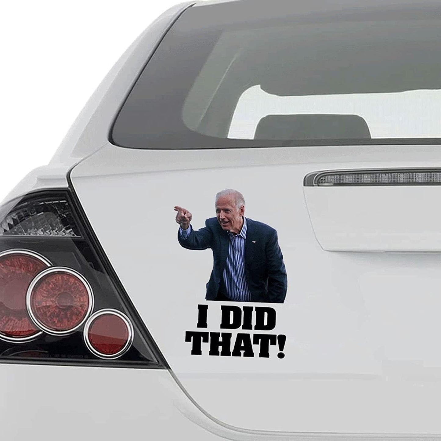 200 Pcs I Did That Biden Stickers - Joe Biden Funny Sticker for Car Motorcycle Helmet Window Laptop- (A)
