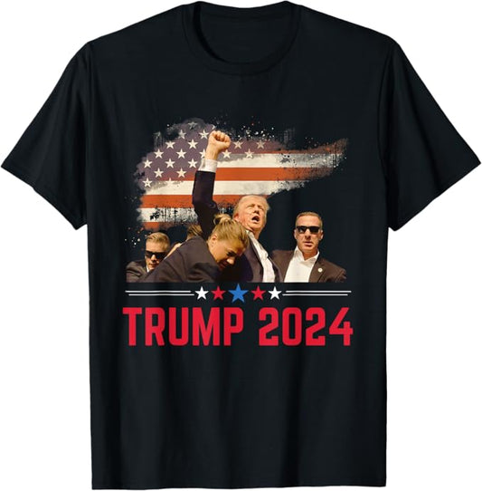 President Trump Trending Political Trump 2024 Election T-Shirt (Men)