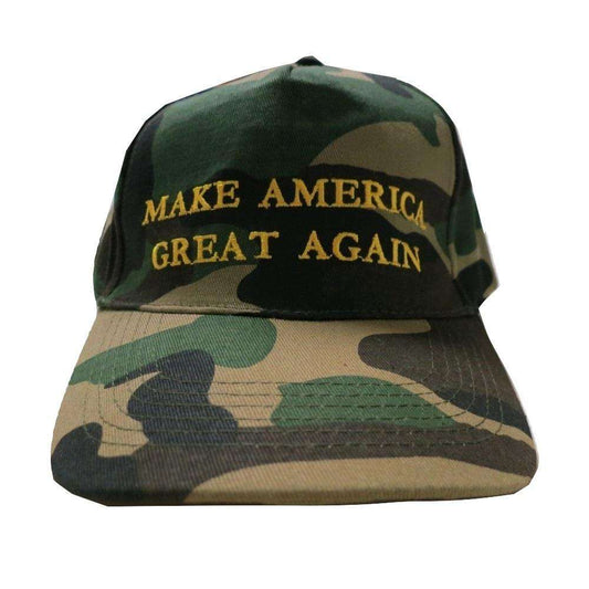 MAGA Make America Great Again Donald Trump USA Flag Baseball Cap Hat Military CAMO