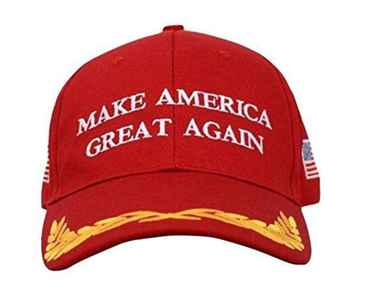 MAGA Make America Great Again Donald Trump USA Flag Baseball Cap Hat RED OLIVE