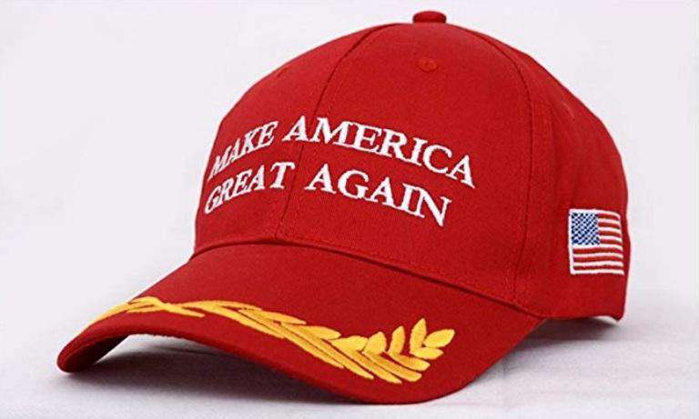 MAGA Make America Great Again Donald Trump USA Flag Baseball Cap Hat RED OLIVE
