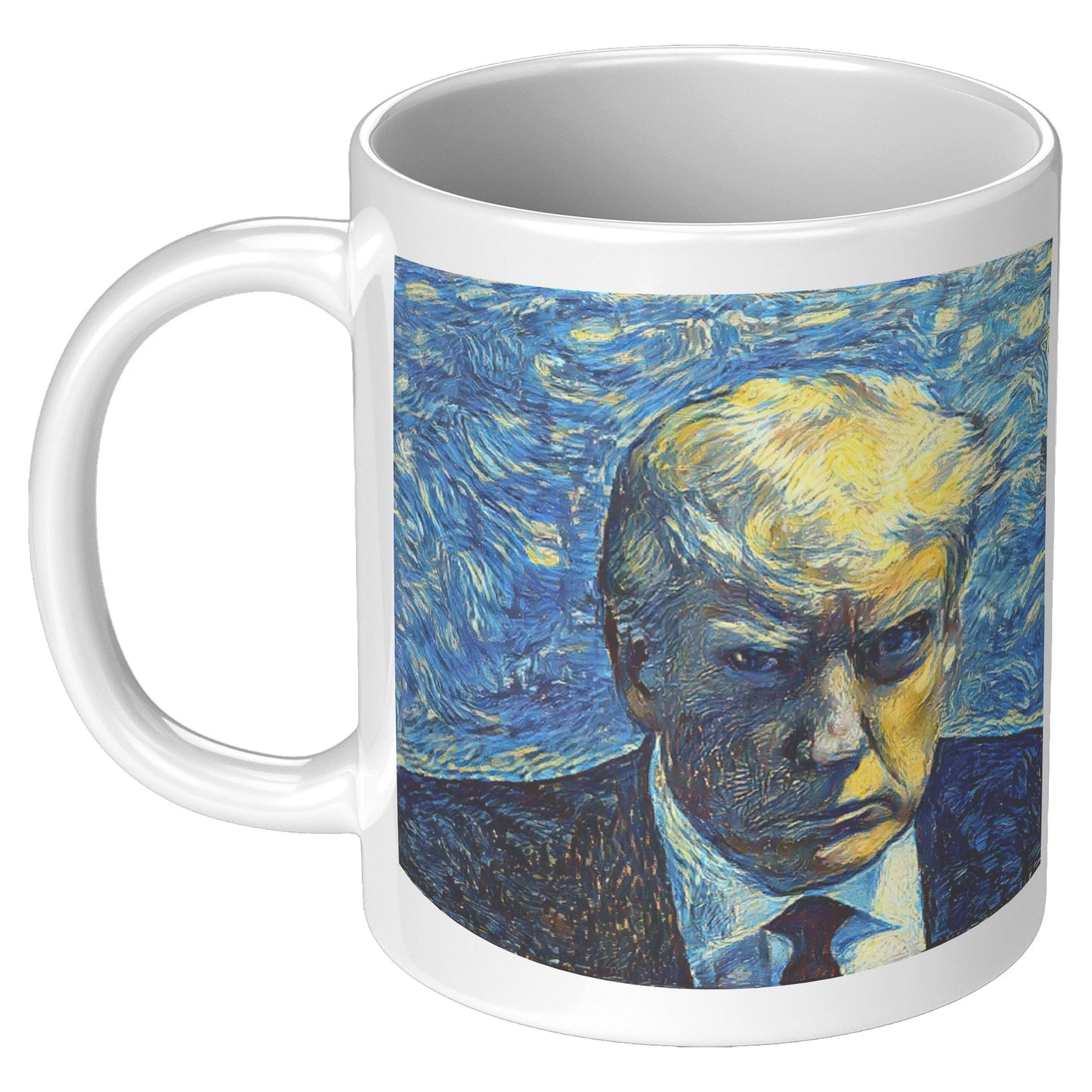 Trump Mug Shot Starry Night MAGA Mug