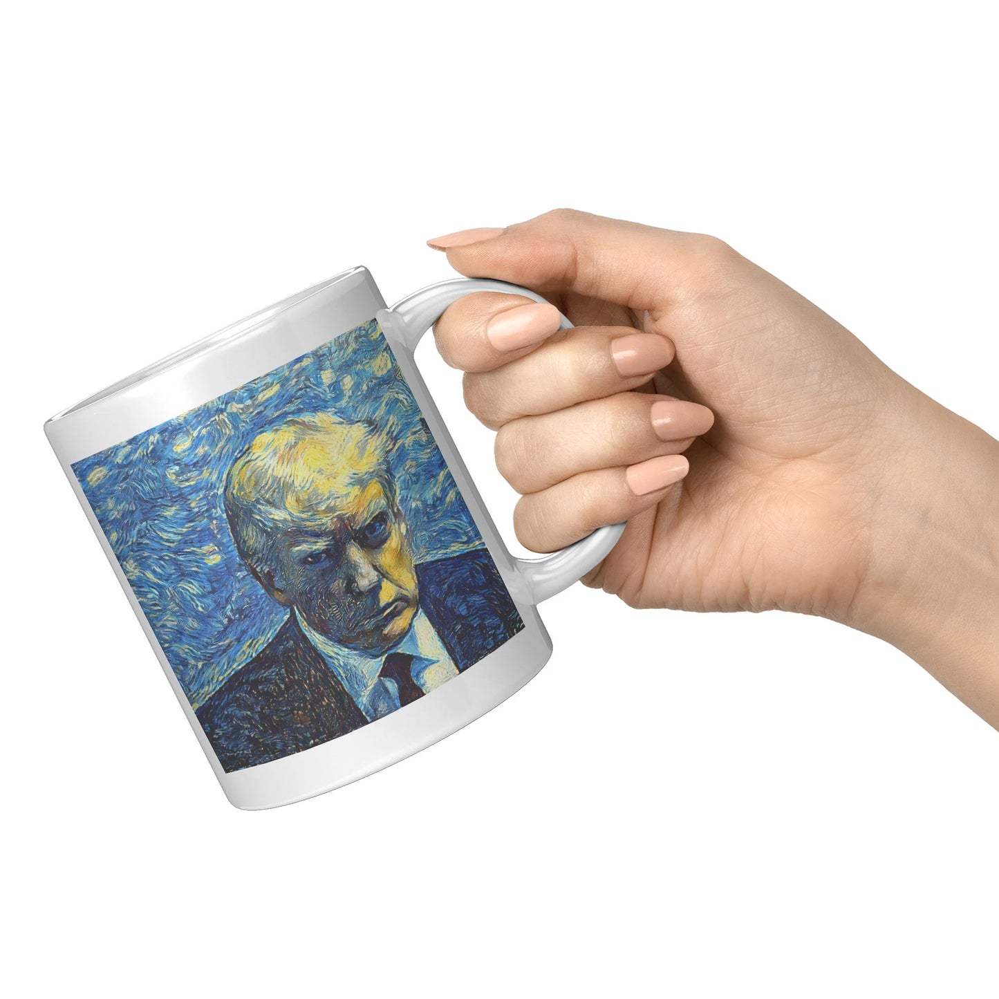 Trump Mug Shot Starry Night MAGA Mug