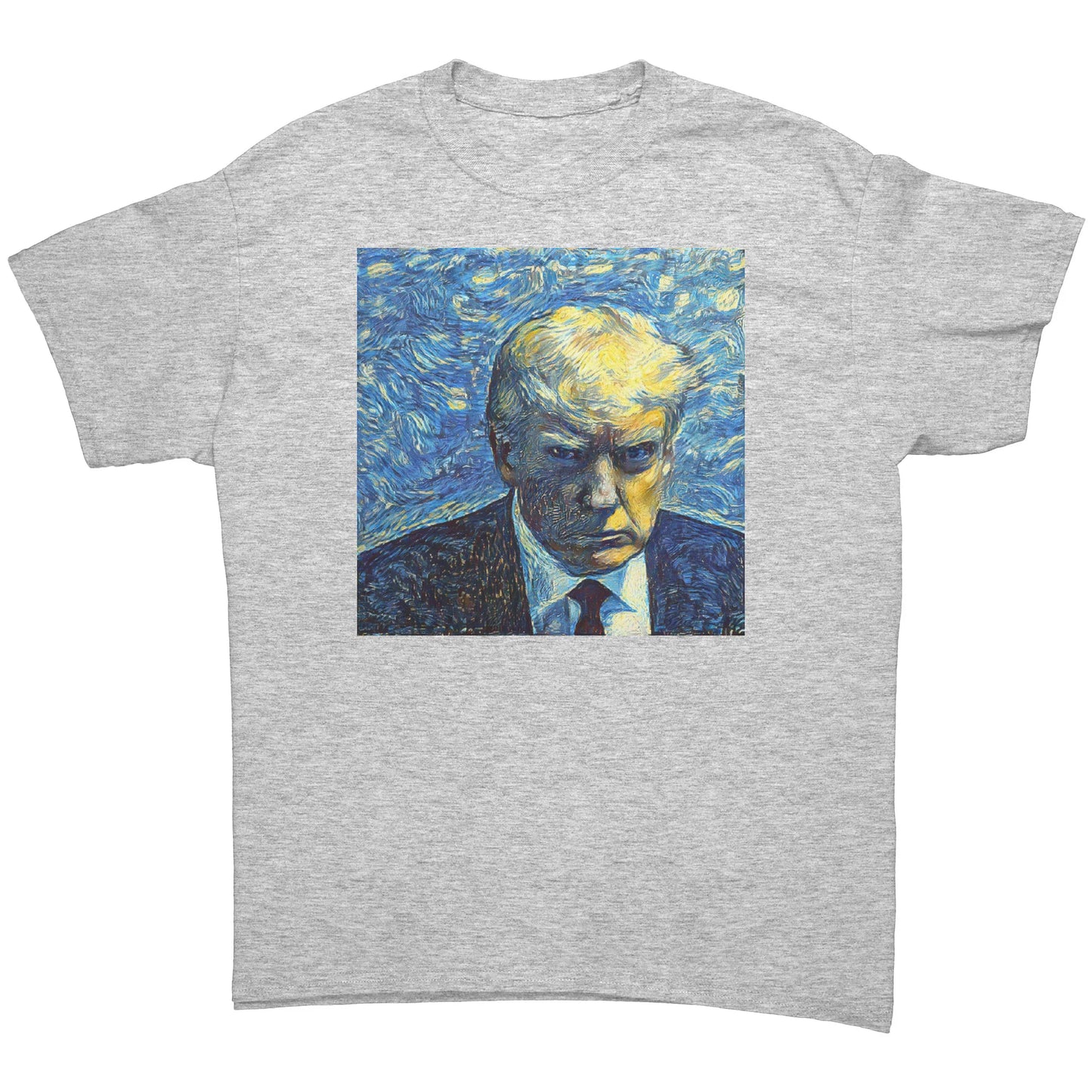 Trump Mug Shot Starry Night MAGA T-Shirt