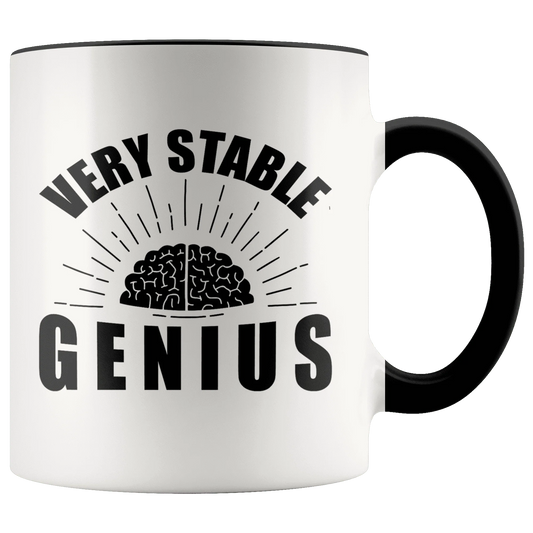 Very Stable Genius with Brain Trump MAGA Mug