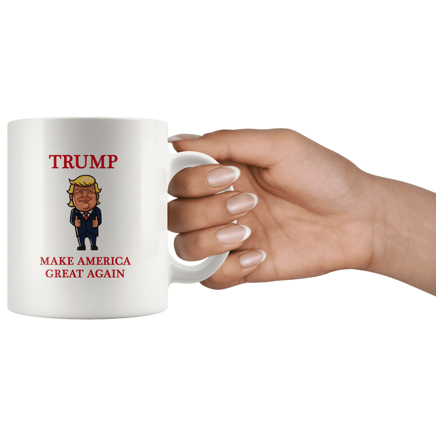 Trump Thumbs Up Make America Great Again MAGA Mug