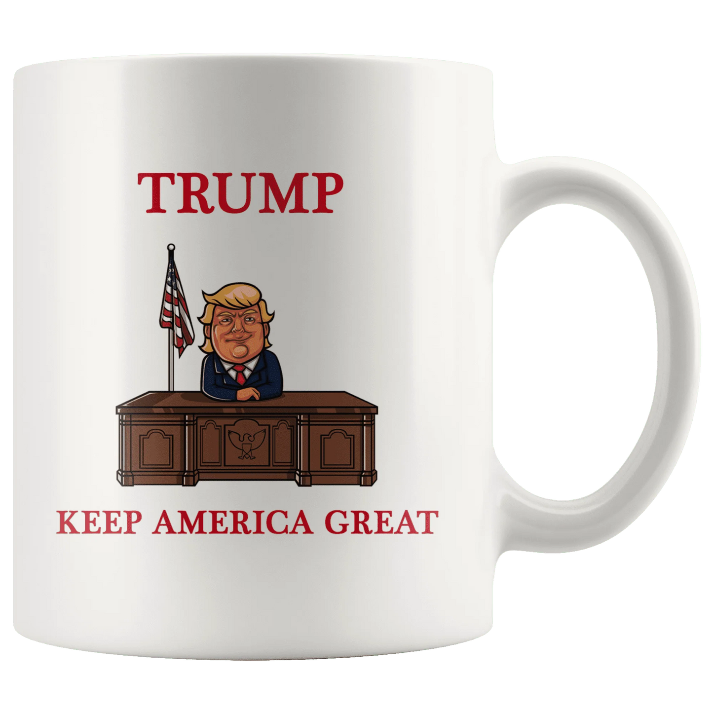 Trump Desk Keep America Great MAGA Mug