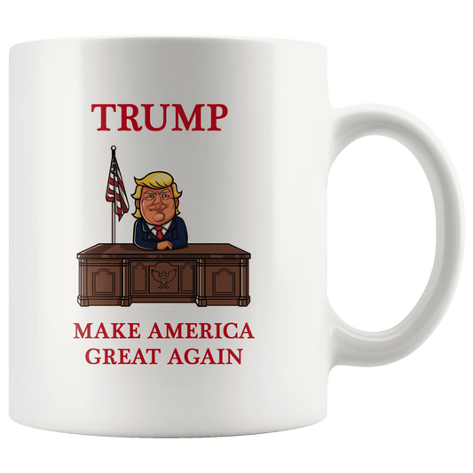 Trump Desk Make America Great Again MAGA Mug