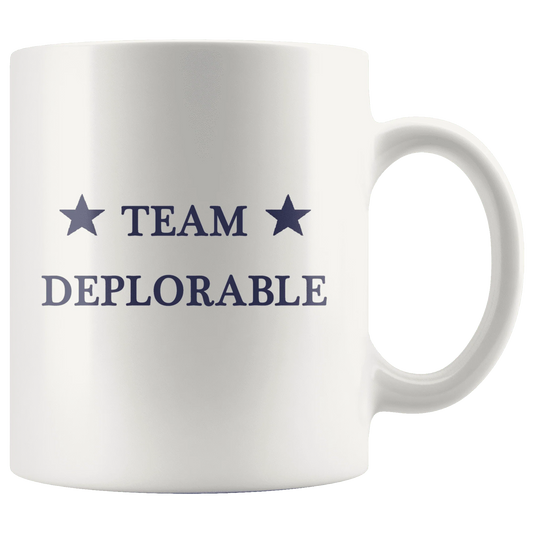 Team Deplorable Trump MAGA Mug