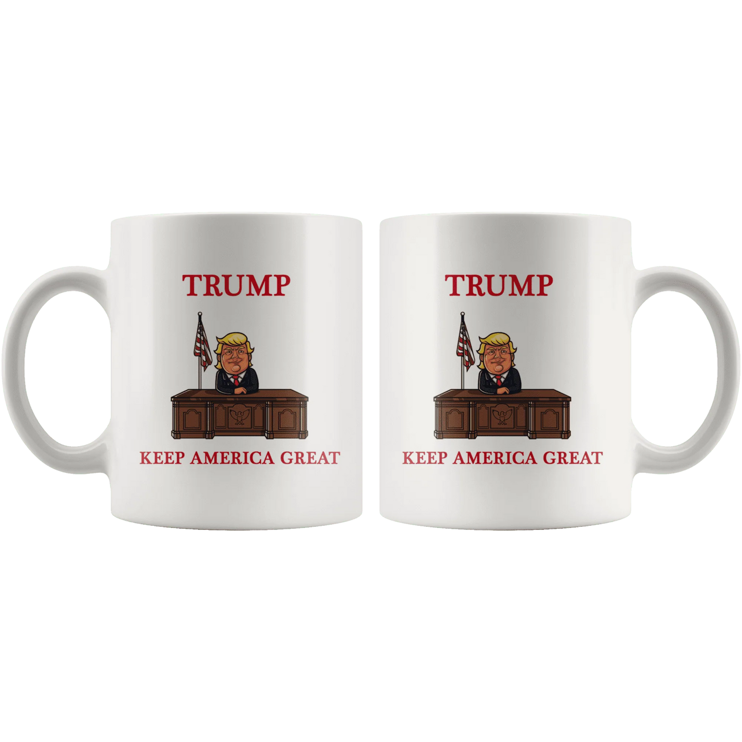 Trump Desk Keep America Great MAGA Mug