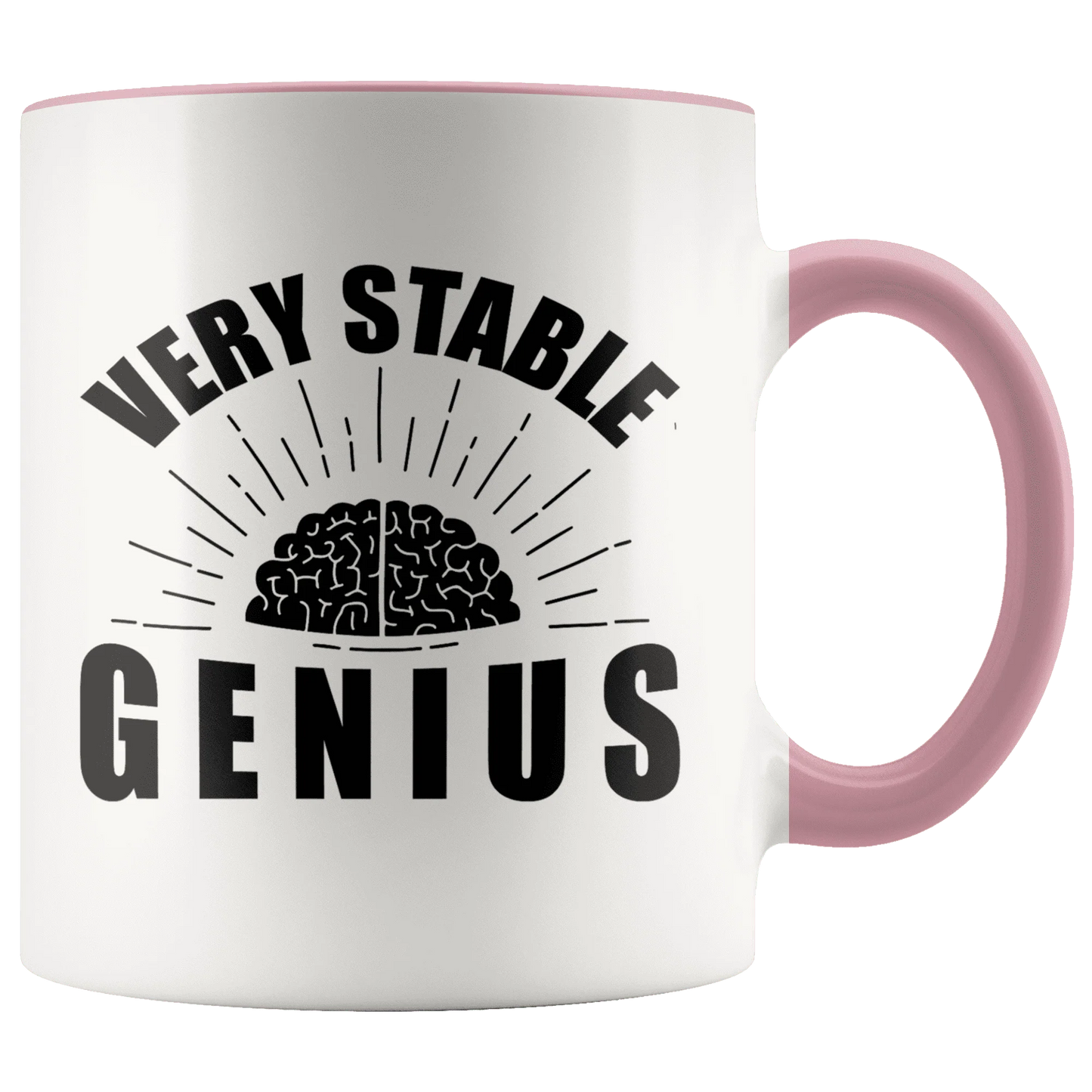 Very Stable Genius with Brain Trump MAGA Mug